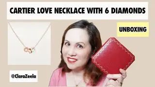 CARTIER UNBOXING Love Necklace with 6 Diamonds 💎