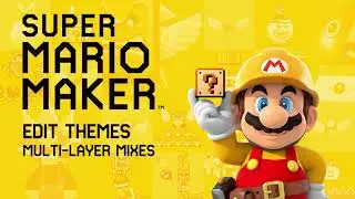 Super Mario Maker Music - SMW Castle (Edit) - Multi-Layer Mix