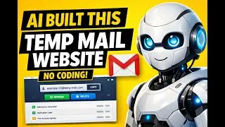 I Built a FREE Temp Mail Website in Minutes with AI and Here's How