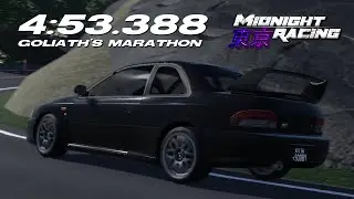 Midnight Racing: Tokyo | 1998 Subaru Impreza 22B - 4:53.388 Ichikawa Goliath's Marathon