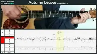 Autumn Leaves - (Joseph Kosma) - Chet Atkins - Guitar Tabs & Score