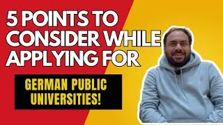 Mistakes to avoid while applying to German public university