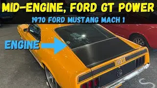 Mid-Engine, Ford GT powered, 1970 Ford Mustang Mach 1