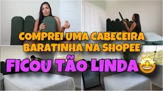 UMA SIMPLES CABECEIRA DEU TODA DIFERENÇA NO QUARTO🤩 #decoracao - Lidy Almeida