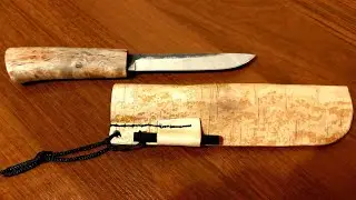 A birch bark sheath for a Khanty-Mansi knife