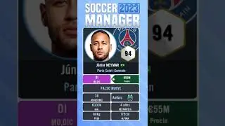 NEYMAR VALORACION EN SOCCER MANAGER 2024