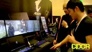 CES 2014: Aorus's X7 Gaming Laptop - I7-4700HQ, GTX 765M SLI, 32GB DDR3, RAID 0 SSDs, 1TB HDD