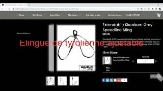 élingue ajustable par Dark Arts splicing