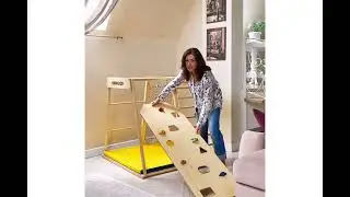 Скалодром деревянный