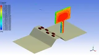 CFD, Siimulation of Air flow around bill board, ANSYS FLUENT