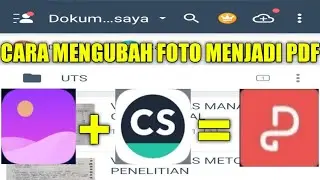 CARA MENGUBAH FOTO MENJADI PDF
