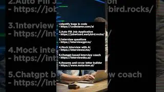 6 FREE AI WEBSITES FOR JOB PREPARATION #ai #job #shorts