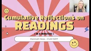 Cumulative Reflection #1 - CUAI 5017