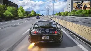 AMAZING SOUND! 2jz Toyota Supra Anti Lag - Assetto Corsa