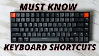 Must Know 20 Keyboard Shortcuts !!