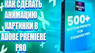КАК СДЕЛАТЬ АНИМАЦИЮ КАРТИНКИ В ADOBE PREMIERE PRO