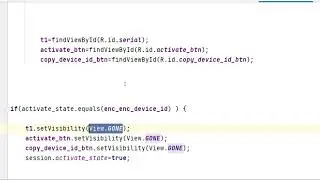 hide specific widget programmatically