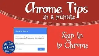 Chrome Tricks: Sign In To Chrome