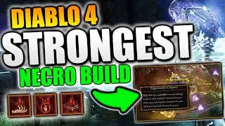 STRONGEST BLOOD Necromancer BUILD in Diablo 4! NECRO BUILD - Diablo 4 Necromancer Build Gameplay!
