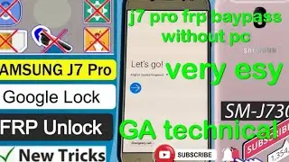 j7 pro frp baypass without PC very easy 💯% working