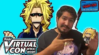 All Might with Bag and Umbrella NYCC Official Sticker | Funko POP | Weakened All Might NYCC 2021