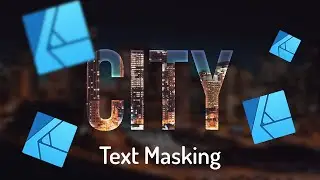 Text Masking in Affinity Designer - How to use layer mask