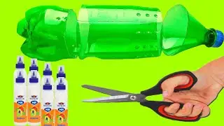 Plastic Bottle Flower Vase Craft | Paper Flowers | Home Decor Ideas