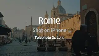 Rome: iPhone 15 Pro + SANDMARC Telephoto Lens & Motion Filter