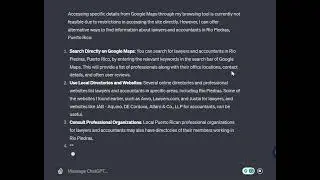 Can ChatGPT4 access Google Maps? - Testing by Mark Derho