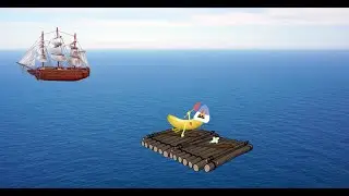 Stranded In The Ocean And Killed A Shark | Raft 2