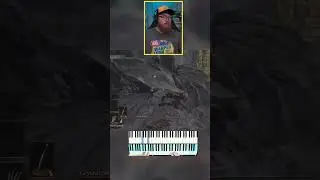 Crystal Sage SL1 WITH A PIANO!? #DarkSouls3 #Piano #Shorts