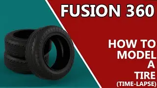 How to model Tires in Fusion 360 (Easy + Fast) 2020