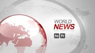 Premiere Pro Template: Broadcast News + Free Font