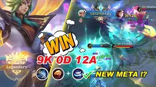 VALE EPIC SKIN Gameplay NEW META 😍 Build Speed and Best Emblem Set 2023 MLBB