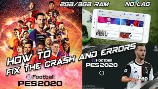 How to fix errors and crash in PES 2020 Mobile | No Lag |