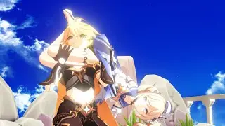 [MMD/Genshin Impact] Barbara's headscissor!