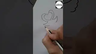easy Swan ❤️ drawing #shorts #youtubeshorts #drawing #art #shortsfeed