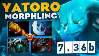 Yatoro - ТОП 1 КЕРИ МИРА ПОКАЗАЛ НАМ НОВОГО МОРФА🔥| Morphling 7.36b