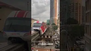 KL Monorail [Set 25] departs KL Sentral 🚝