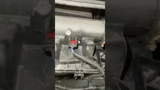 Engine light was on because of the air intake sensor