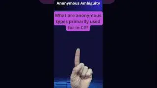 Using Anonymous Types in C#