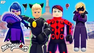 GABRIEL AND NATHALIE BECAME MIRACULOUS HEROES NO MIRACULOUS RP - MIRACULOUS ROBLOX!