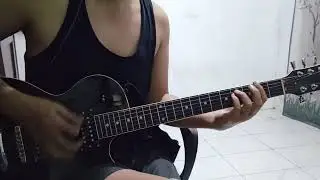 Muse hysteria live guitar cover. With donner dlp 124,