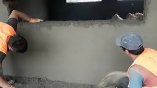 Wall plastering (Amazing technology)