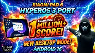 HyperOS 3 Port on Xiaomi Pad 6! Android 16 is HERE | Full Install & Review ⚡