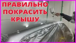 HOW TO PROPERLY PAINT A CAR ROOF SILVER
