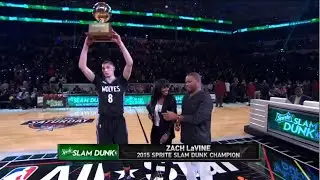Zach LaVine 2015 Sprite Slam Dunk Contest All 4 Dunks Compilation