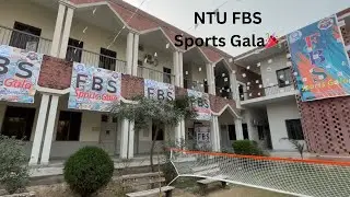 National Textile University (NTU) Faisalabad Business School (FBS) Sports Gala decoration| #vlog 78