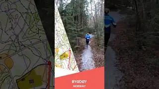 Shorts Headcam Orienteering: Bygdøy, Oslo.
