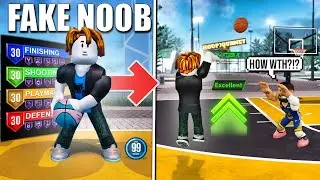 I Went UNDERCOVER As a FAKE Noob & DESTROYED Everyone In Practical Basketball